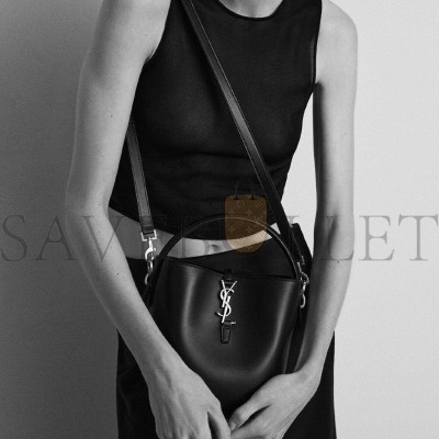 YSL LE 37 SMALL IN SHINY LEATHER 7490362R20W1000 (17*20*13cm)